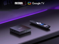 Il MEon1 è attualmente disponibile a circa 103 dollari. Nella foto: un'immagine promozionale del box Google TV