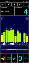 GPS Test outdoors