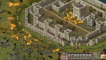Nella foto: Uno screenshot del gameplay di Stronghold: Definitive Edition.