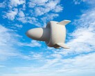 La turbina eolica S1500 nel cielo (Fonte: People's Daily, Cina; AI-edited)