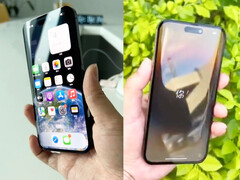 L&#039;iPhone 14 Pro Max ha un aspetto piuttosto elegante con il suo display curvo. (Fonte: @lipilipsi)