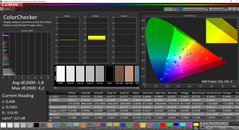 CalMAN - ColorChecker prima della calibrazione