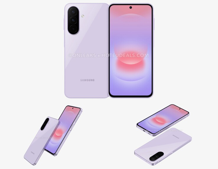 Il Galaxy A27 sembra molto più premium del Galaxy A26 nei rendering trapelati.