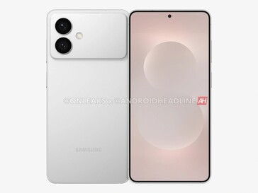 Rendering non ufficiale che mostra il presunto Galaxy S26 Edge. (Fonte immagine: OnLeaks via Android Headlines)