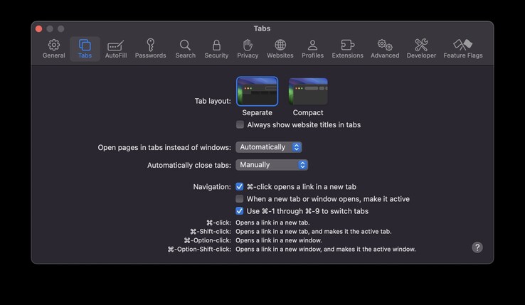 La vista compatta in Safari esiste da macOS Monterey.