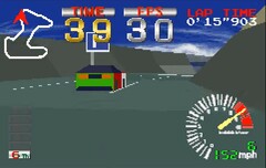 Ridge Racer è stato portato sul GBA. (Fonte immagine: Gustavo Valiente su YouTube)