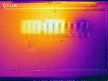 Mappa del calore stress test - lato inferiore