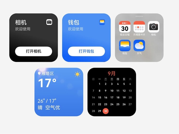Il display secondario consente di controllare il calendario e di accedere alle app (Fonte: Huawei)