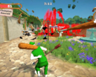 Una disputa tra gentiluomini, i giocatori possono utilizzare sia le armi che i pericoli ambientali per superarsi a vicenda. Nella foto: una schermata di gioco. (Fonte: Steam)