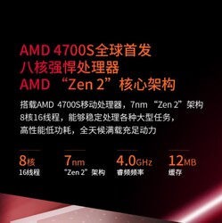 Specifiche AMD 4700S. (Fonte immagine: Tmall)