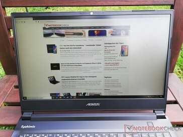 Aorus 5 - Utilizzo all'aperto