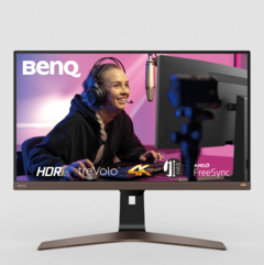 Il BenQ EW2880U ha un pannello 4K e 28 pollici con certificazione HDR10. (Fonte: BenQ)