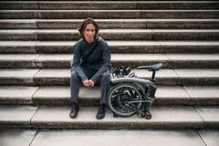 La Brompton Electric T Line viene venduta con un design pieghevole (Fonte: Brompton)