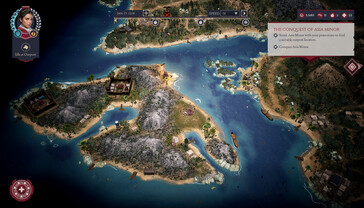 Un'immagine che mostra la mappa del mondo in Expeditions: Rome.