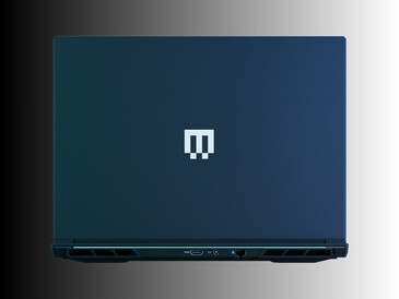 Vista posteriore del portatile da gioco Super 16 di Maingear (Fonte: Maingear PR)