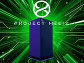 Banner per la console Xbox Project Helix visualizzato