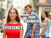 John Carmack ha lasciato Meta per problemi di inefficienza. (Immagine: immagine stock con modifiche)
