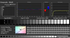 CalMAN: scale di grigi (calibrate)