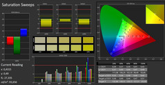 CalMAN saturazione calibrato