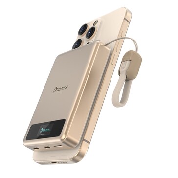 La banca di energia BMX SolidSafe ha un piccolo display LCD (Fonte: BMX)