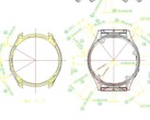 Un documento della FCC relativo al modello numero A2292 include questo diagramma di uno smartwatch circolare. (Fonte: FCC ID.io)