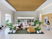 L'atrio dell’Advanced Manufacturing Center di Houston
