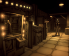 Bendy: Lupo Solitario viene lanciato come una versione raccontata di Boris e la Sopravvivenza Oscura. Nella foto, l'immagine ufficiale del gioco. (Fonte: Steam)  