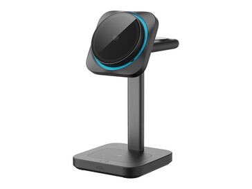 Stazione di ricarica ESR 3-in-1 certificata Qi2 25W. (Fonte: ESR)