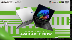 Gigabyte Aero X16 offre fino a 14 ore di autonomia della batteria