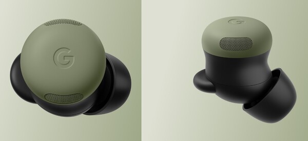 Il nuovo colore dei Pixel Buds Pro 2 si abbina al colore Olive dei modelli Pixel 11 Pro.