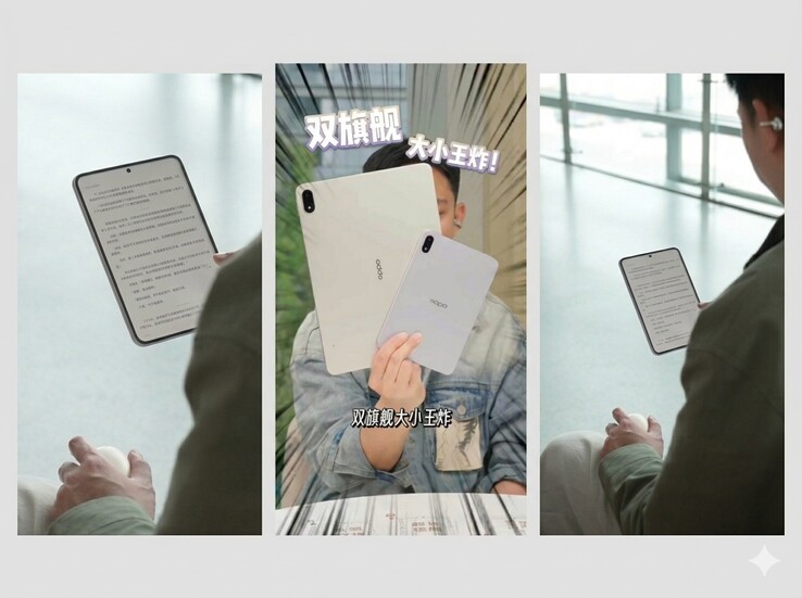 Il design anteriore e posteriore di Oppo Pad Mini è trapelato.