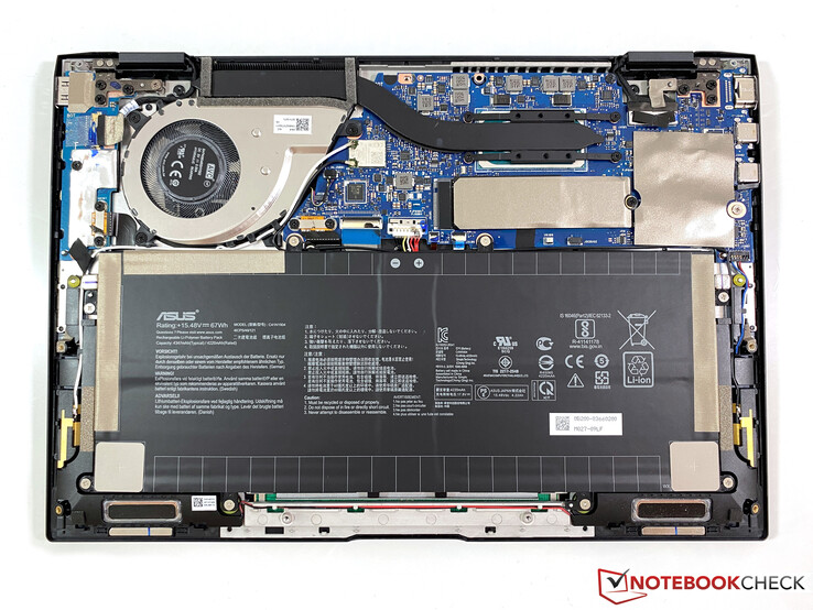 Layout interno dello ZenBook Flip S UX371