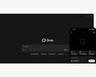 Un'immagine promozionale di Grok di xAI che mostra l'interfaccia del chatbot su desktop e mobile. (Fonte immagine: xAI)