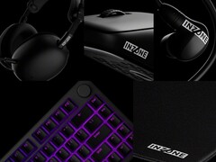 L&#039;attrezzatura di gioco Sony Inzone include le cuffie H9 II, i monitor in-ear E9, la tastiera KBD H75, il mouse da gioco Mouse-A e un mousepad. (Fonte immagine: PRnewswire)