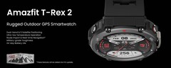 Il T-Rex 2 sta per essere lanciato su Amazon.in. (Fonte: Amazfit via Amazon)