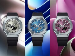Tre nuovi orologi Casio G-Shock Serie GM-2100 (nella foto) vengono lanciati in altri Paesi europei. (Fonte: Casio)