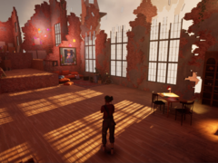 In Curyeux, lei gioca nei panni di Lucienne, che naviga in un paesaggio plasmato dai suoi ricordi e sentimenti. (Fonte: Steam)