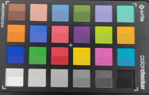 ColorChecker: I colori di riferimento si trovano nella metà inferiore di ogni campo