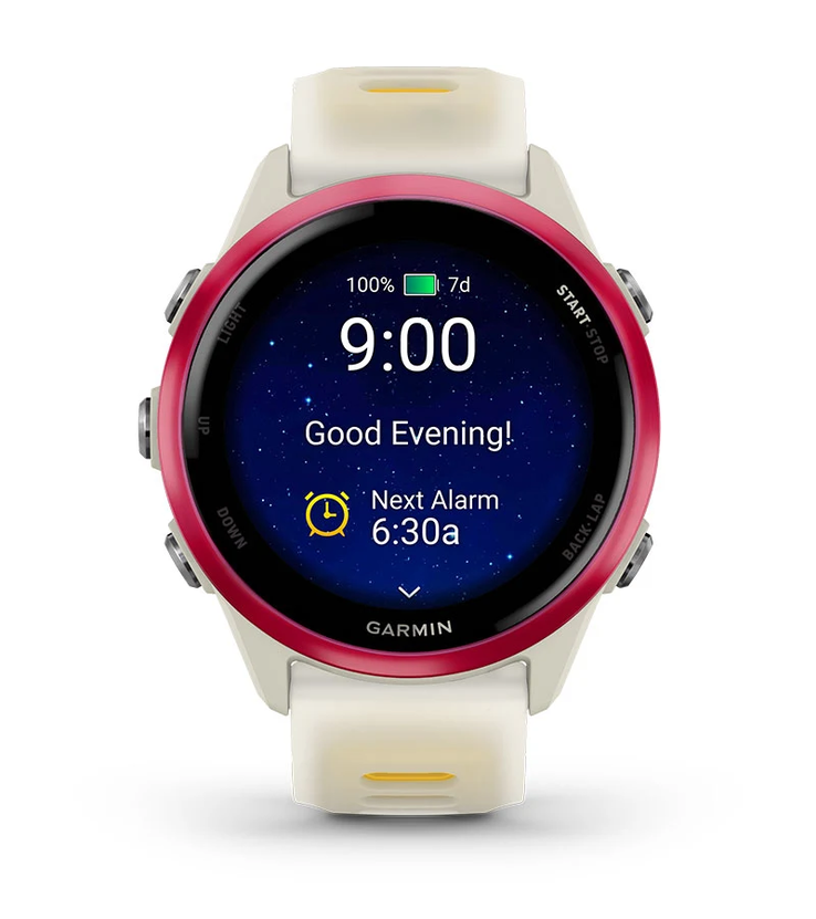 La funzione Garmin Evening Report (nella foto) è arrivata con i nuovi smartwatch Forerunner del marchio. (Fonte: Garmin)