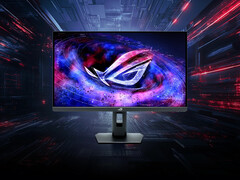 ROG Strix Pulsar XG27AQNGV ha cornici sottili e un supporto più piccolo rispetto ai precedenti monitor da gioco Asus equivalenti. (Fonte: Asus)