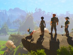 Screenshot promozionale tratto dal gioco di sopravvivenza open-world di Nordic Trolls, *Under a Rock*.