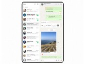WhatsApp sta finalmente permettendo agli utenti di inviare foto non compresse. (Immagine: Samsung / Meta, modificata)