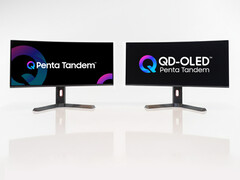 Un esempio della nuova tecnologia QD-OLED Penta Tandem di Samsung Display.