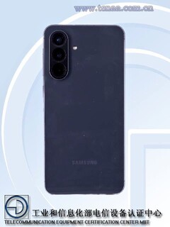 L'aspetto di Samsung Galaxy A56 modifica il design isolato a tripla fotocamera dei precedenti dispositivi Galaxy A. (Fonte immagine: TENAA)