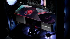 Tre giocatori di Cyberpunk 2077 possono vincere una nuovissima scheda grafica Nvidia GeForce RTX 4090 (immagine via Nvidia)
