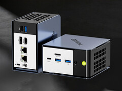 Il prezzo di NucBox K16 è di 679,99 dollari. Nella foto: un'immagine promozionale che mostra le porte del mini PC. (Fonte: GMK)