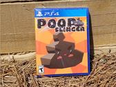 Una foto di uno dei dischi di giochi per PS4 più rari al mondo, Poop Slinger