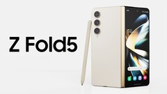 Si prevede che Galaxy Z Fold5 si chiuda senza uno spazio visibile, a differenza dell&#039;attuale Galaxy Z Fold4 (fonte: Technizo Concept)