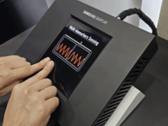 Il display OLED Samsung Sensor in azione. (Fonte: Samsung Display)