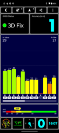 Ricezione GPS all'aperto